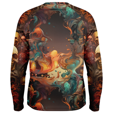 Chokefish™ Long Sleeve Every Day All Weather Skulls Shirt Men's-001